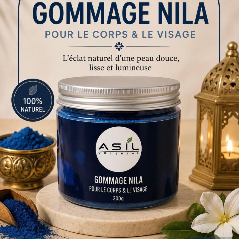 Gommage Nila 100% Naturel - Pour le Corps et le Visage (200g)