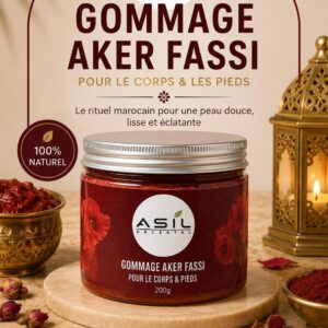 Gommage Aker Fassi 100% Naturel - Pour le Corps & les Pieds (200g)