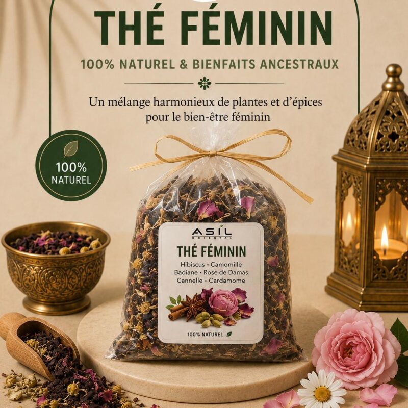 Thé Féminin 100% Naturel - Bienfaits Ancestraux