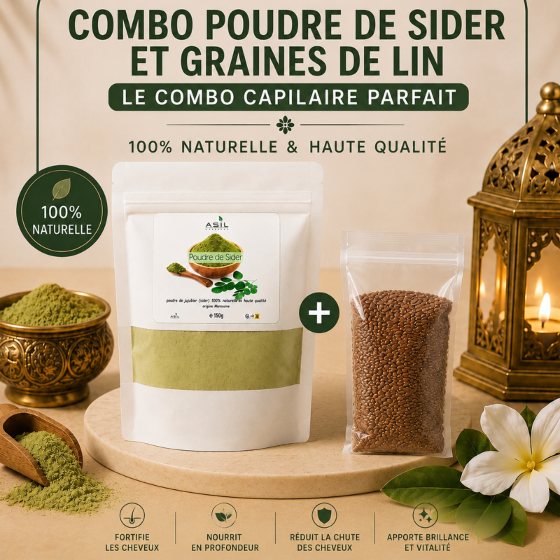 Combo Sider & Graines de Lin – Nettoyage & Hydratation Naturelle